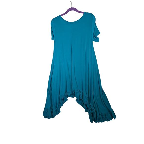 Lsl cover upTeal green Bust 39"Length30" longer on sides. - Picture 5 of 5